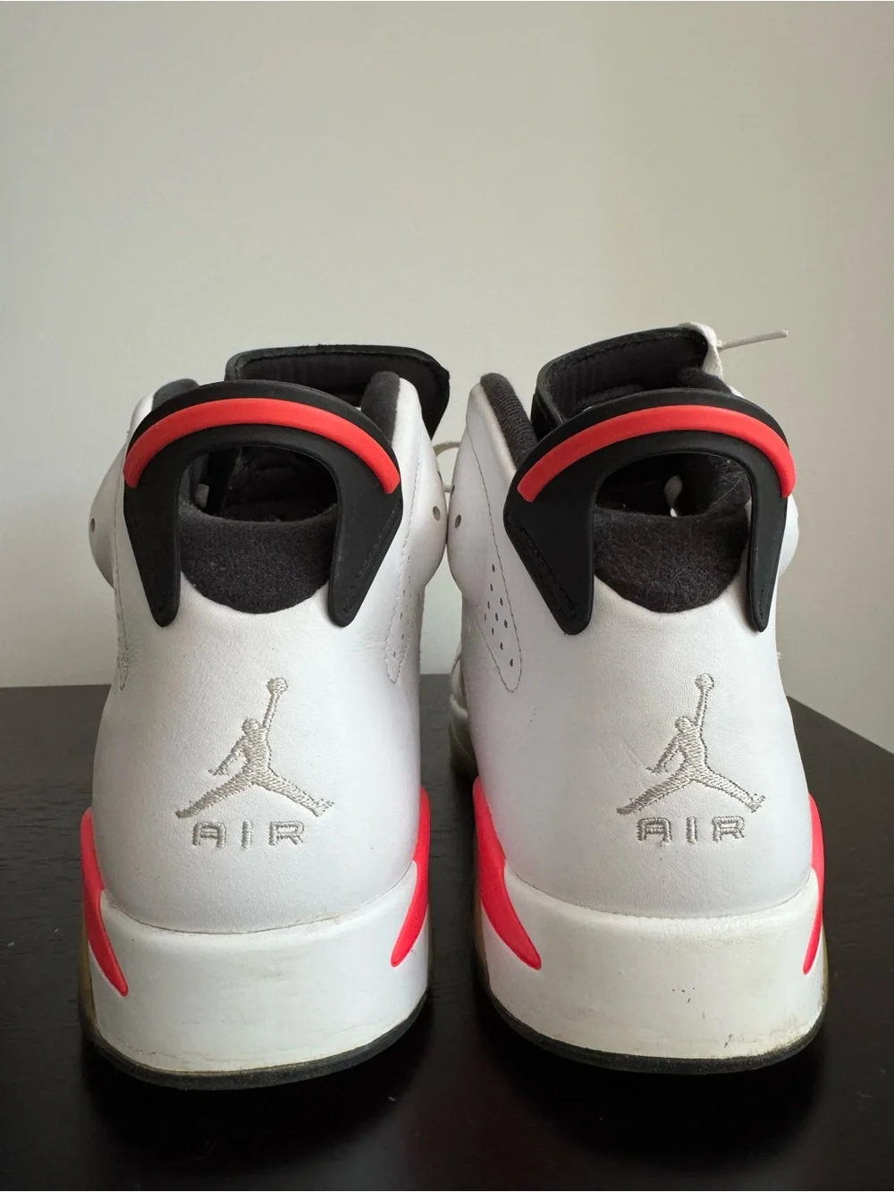 Air Jordan 6 Retro White Infrared/Black Sneaker — US Men’s 11
